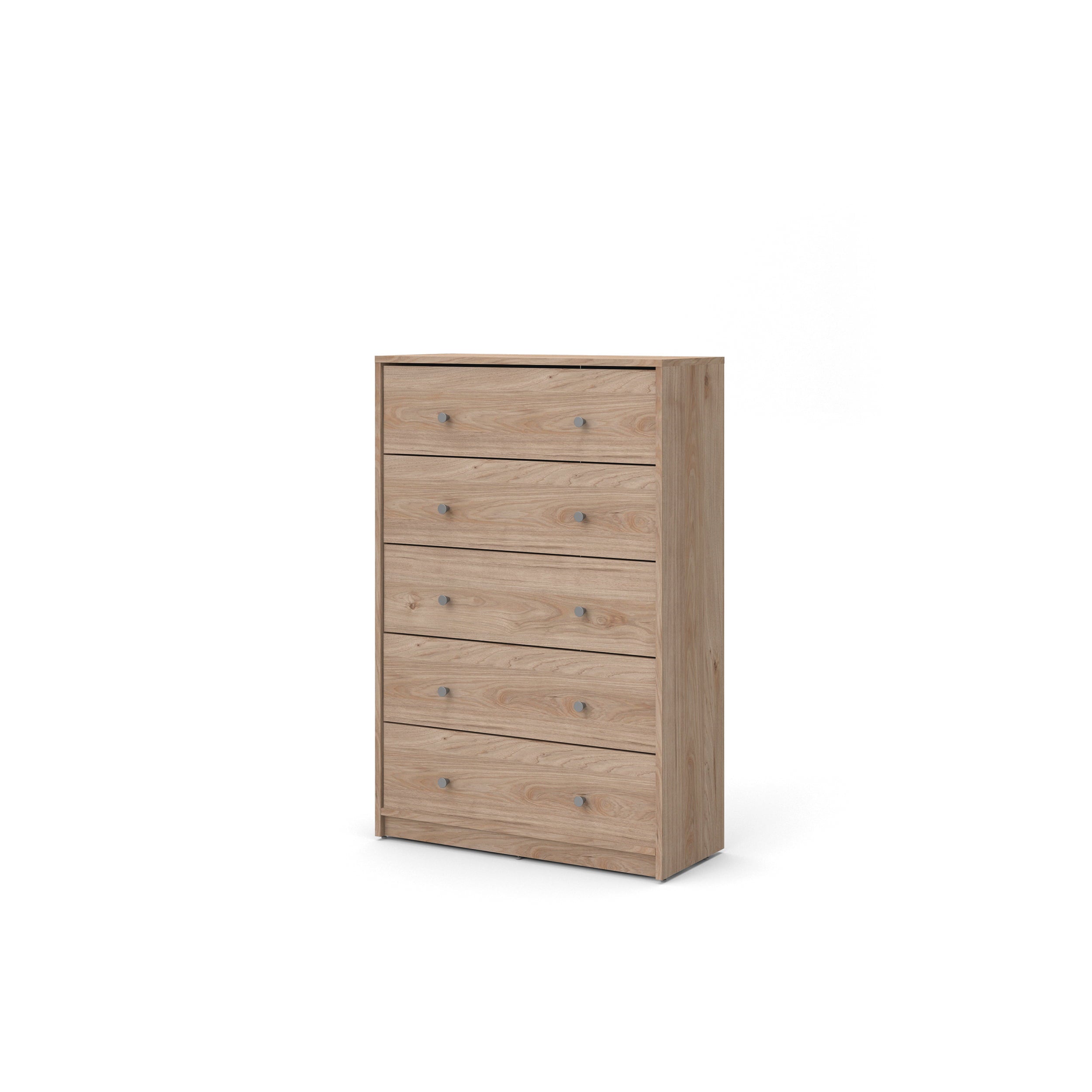 Studio 5 Drawer Chest, Jackson Hickory