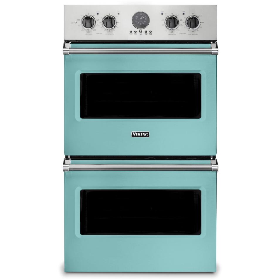 Viking 30-inch 9.4 cu.ft. Built-in Wall Double Oven with TruConvec Convection VDOE530BW