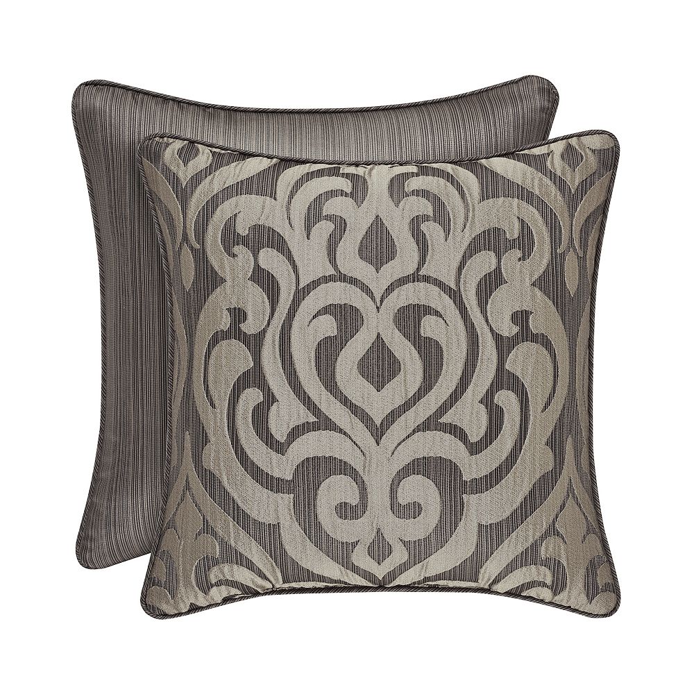 Five Queens Court Antonia Mink 18 Square Decorative Throw Pillow