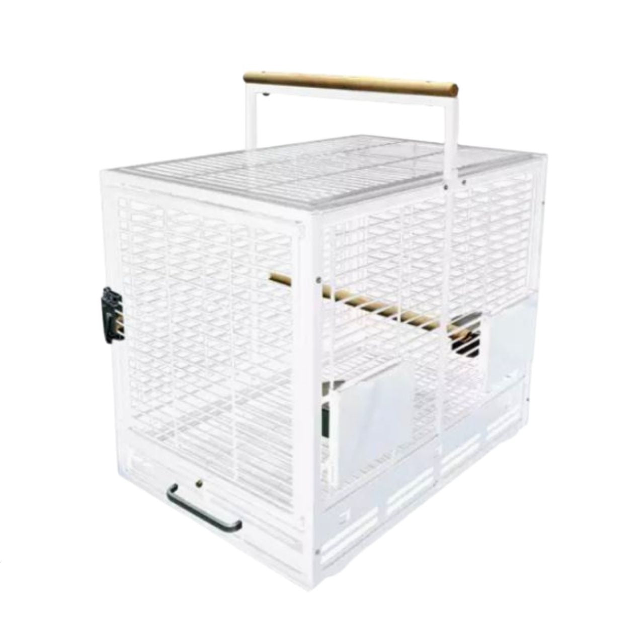 Kings Cages PCT 1519 Powder Coated Travel Carrier Cage (White)