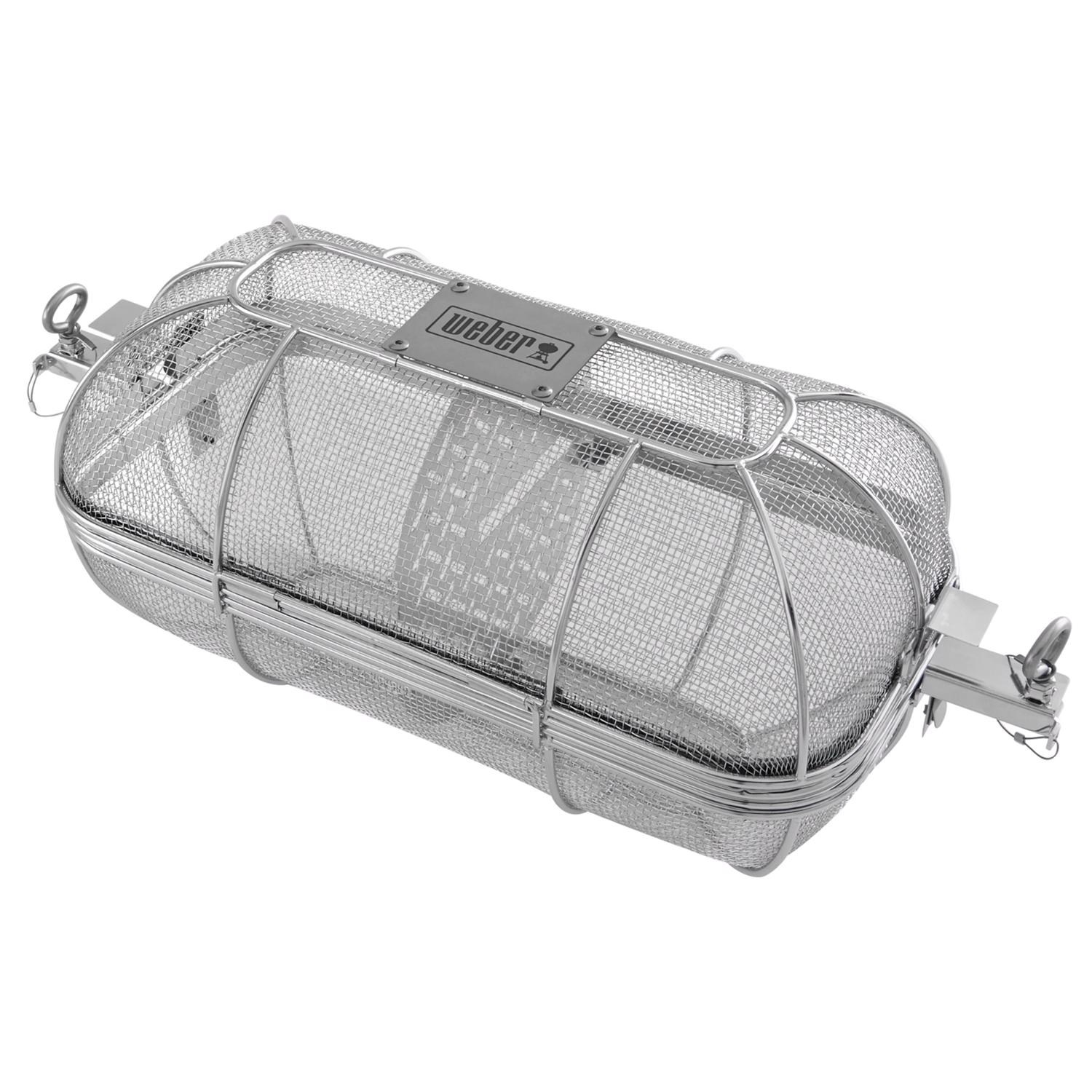 Weber Stainless Steel Crisping Basket 18.95 in. L X 7.9 in. W 1 pk