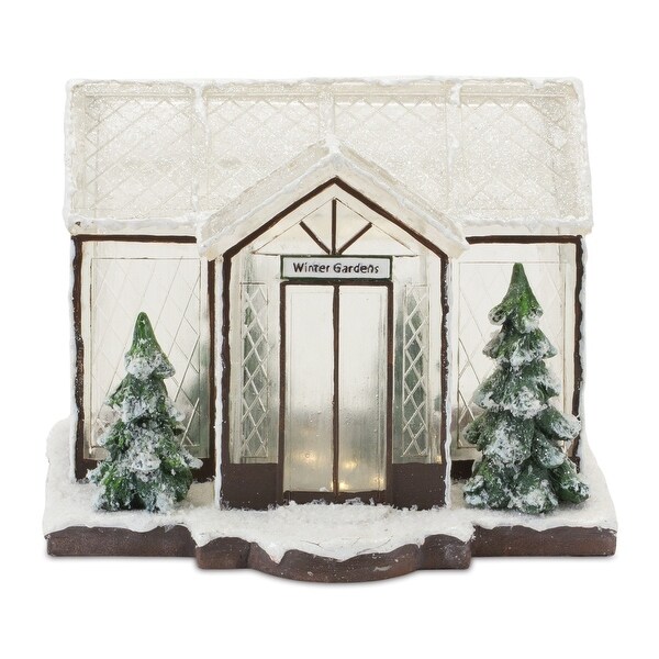 LED Winter Garden Greenhouse Christmas Tabletop Decoration 10