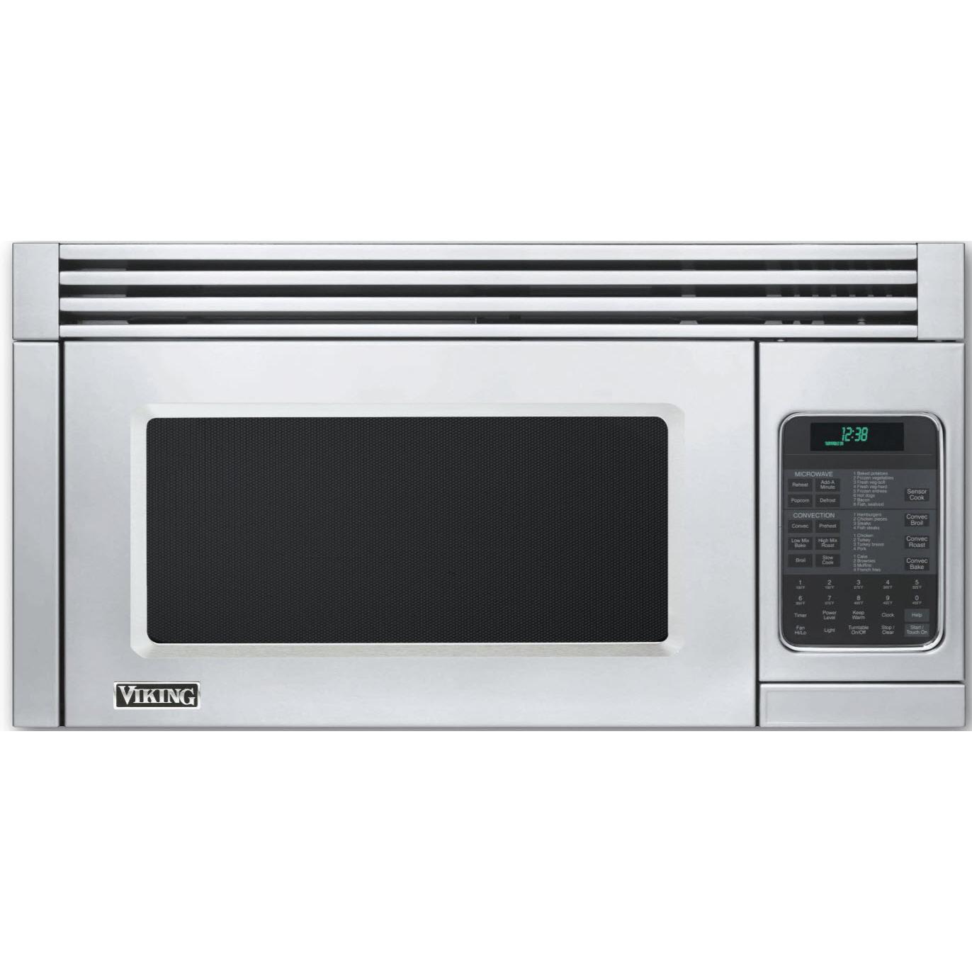 Viking 30-inch, 1.1 cu.ft. Over-the-Range Microwave Oven with Convection Modes VMOR506SS