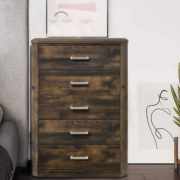 Elettra Chest Rustic Walnut Acme Furniture