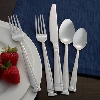 International Silver Dawson Frost 20-Piece 180 Stainless Steel Flatware Set (Service for 4) 5108514