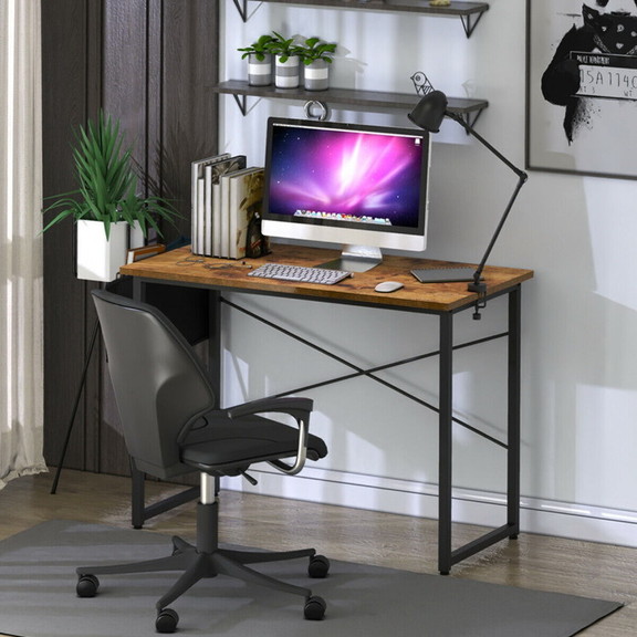 Costway 26497531 Modern Computer Desk with Storage...