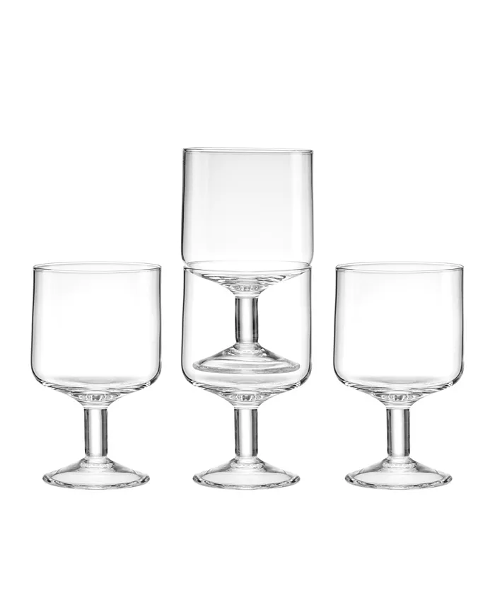 Lenox Tuscany Classics Stackable Wine Glass Set 4 Piece