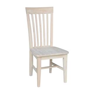 International Concepts Unfinished Wood Mission Dining Chair (Set of 2) C-465P