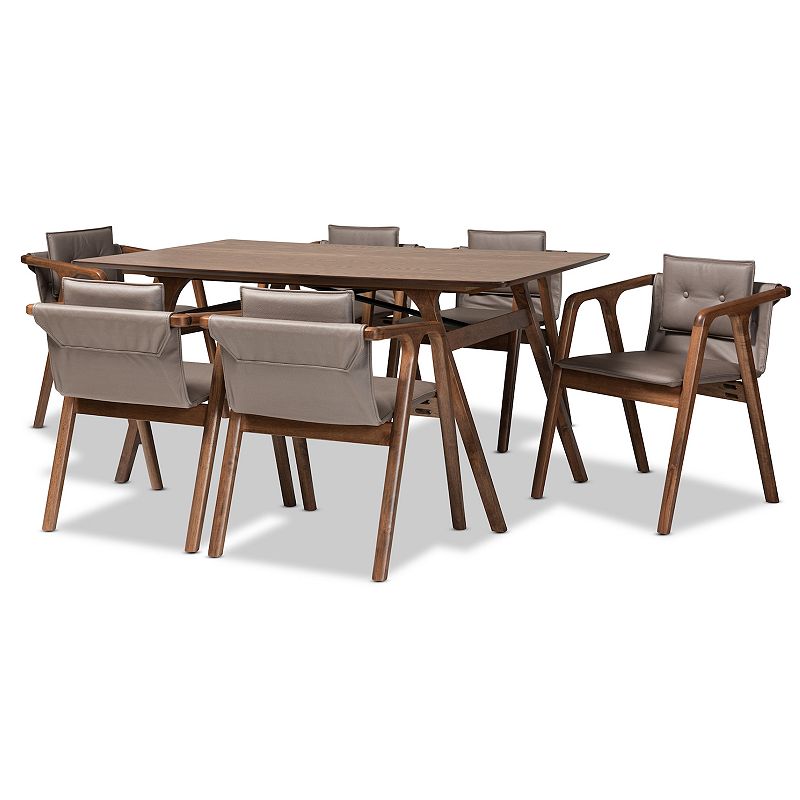 Baxton Studio Marcena Dining 7-piece Set