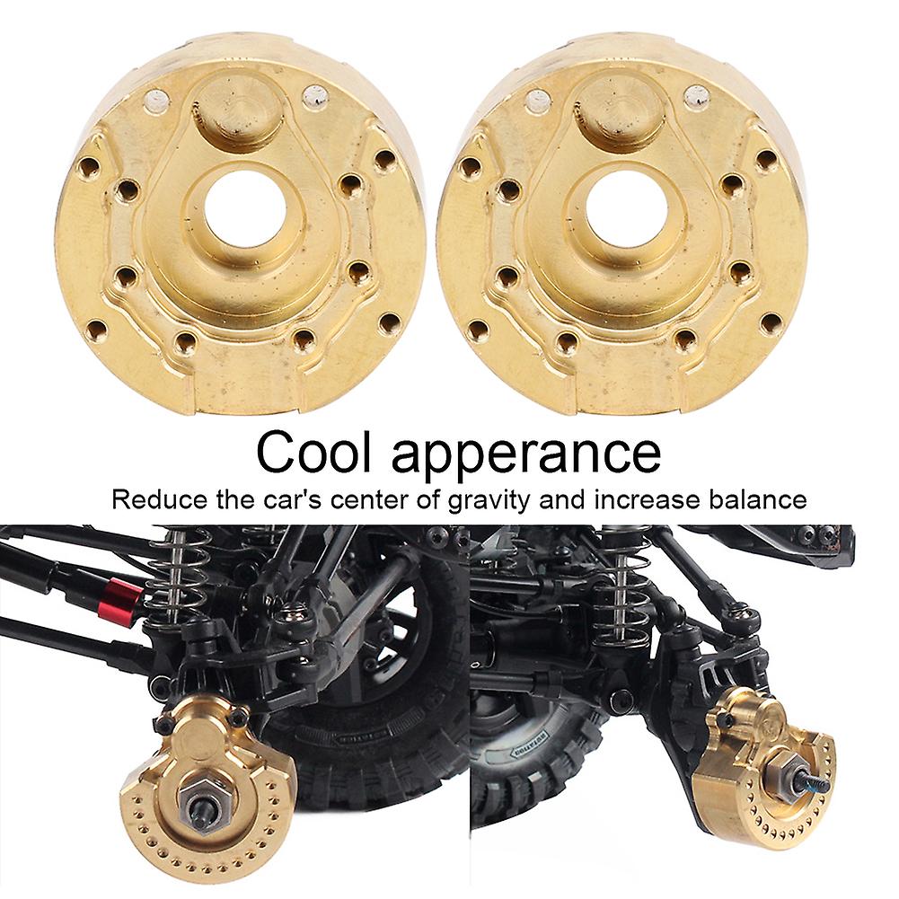 Axle Door Gear Cover Brass T4 Counterweight Balance Weight For Traxxas Trx4 Rc Crawler