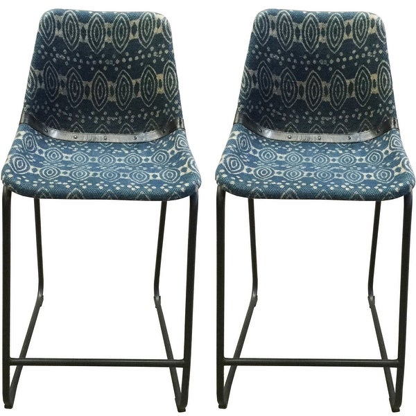 Bohemain Design Counter Hight Dining Stools (Set of 2)