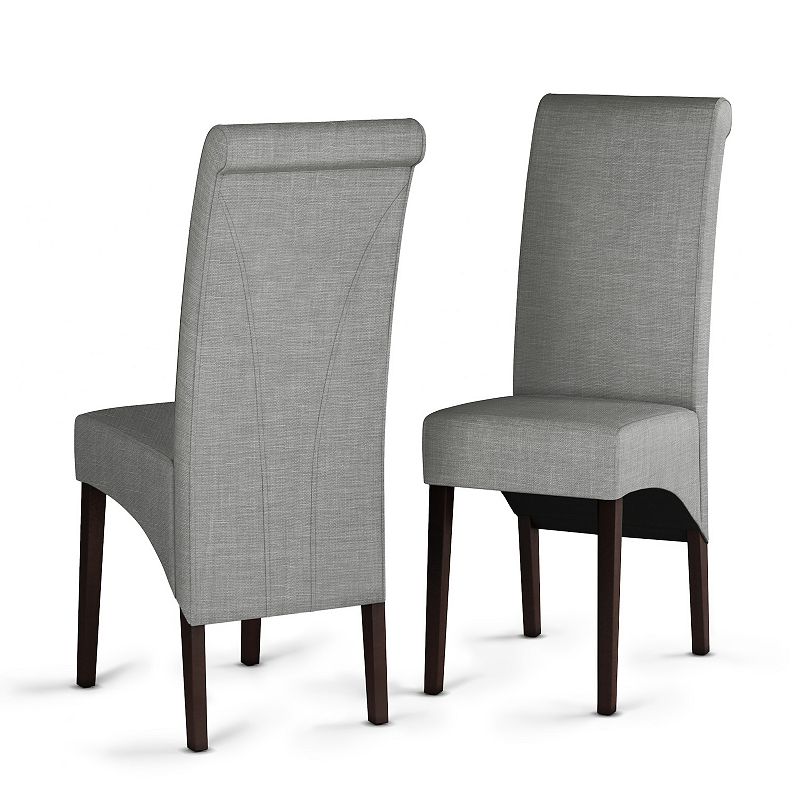 Simpli Home Avalon Deluxe Dining Chair 2-piece Set