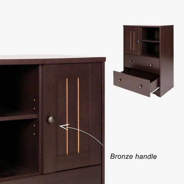 23.2'' Wide 2 Drawer Storage Cabinet