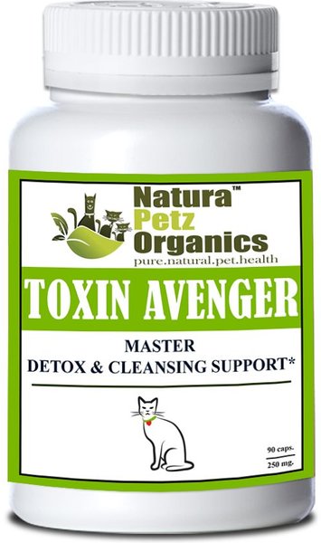 Natura Petz Organics Toxin Avenger Cat Supplement， 90 count