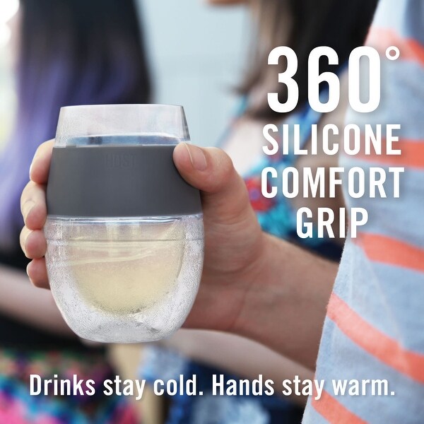 Wine FREEZE Cooling Cup in Lavender Single - 4.75