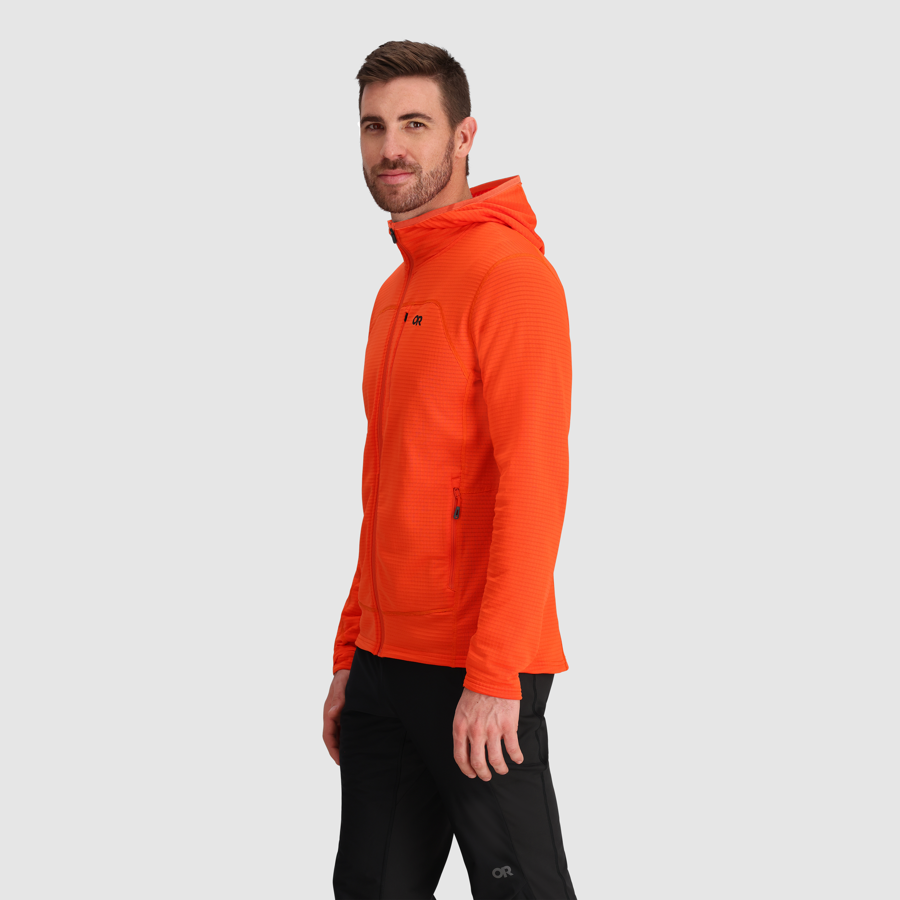 Men's Vigor Grid Fleece Full Zip Hoodie