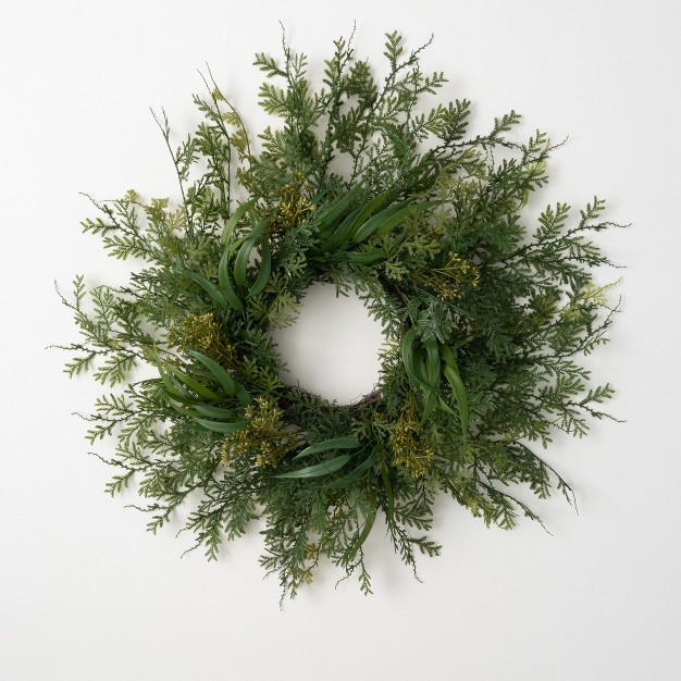 Sullivans Draping Fern Wreath