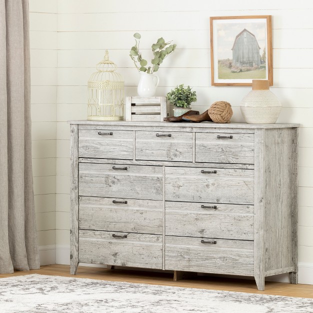 Lionel 9 Drawer Double Dresser South Shore