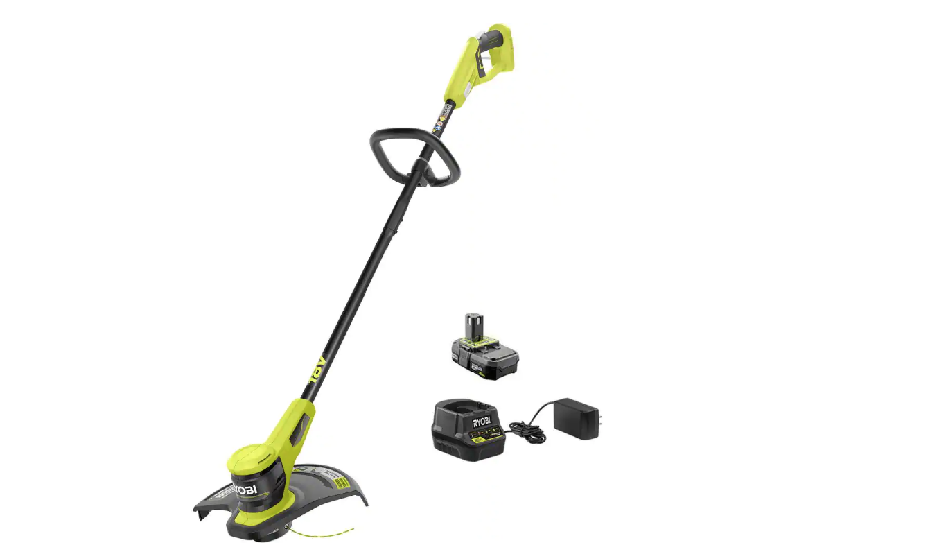 RYOBI P20150VNM ONE+ 18V 13 in. Cordless Battery String Trimmer with 2.0 Ah Battery and Charger