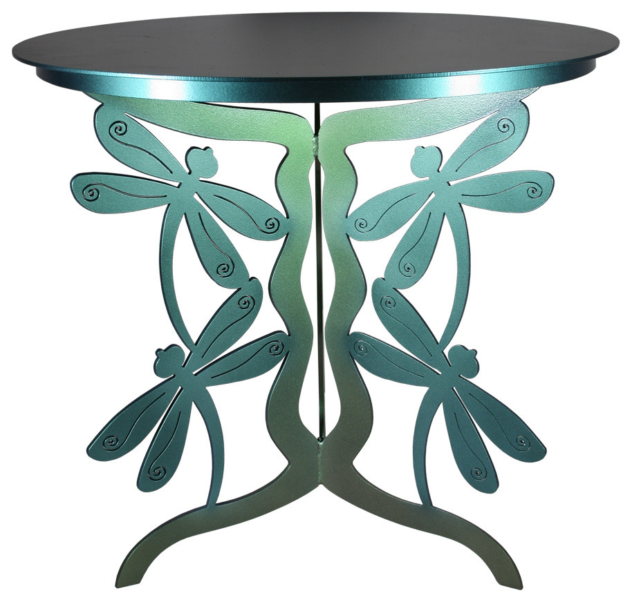 Dragonfly Patio Table   Contemporary   Outdoor Side Tables   by Cricket Forge  Houzz