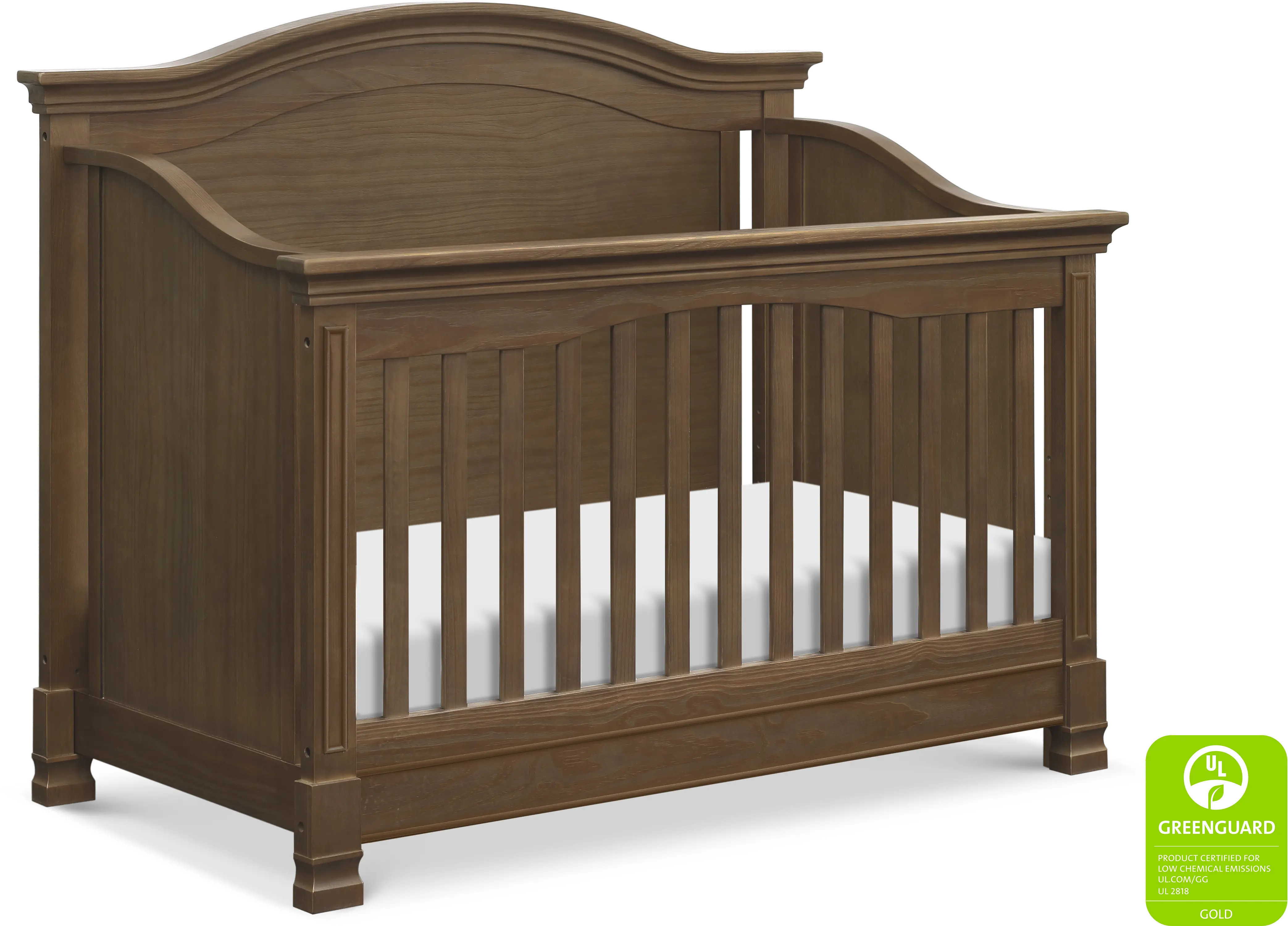 Louis Brown 4-in-1 Convertible Crib