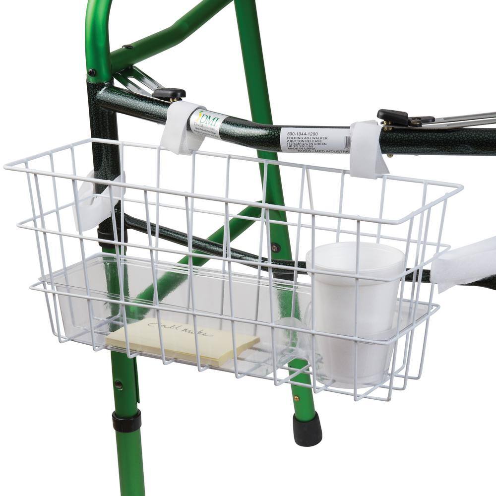 HealthSmart Walker Basket with Plastic Insert 510-1085-1900