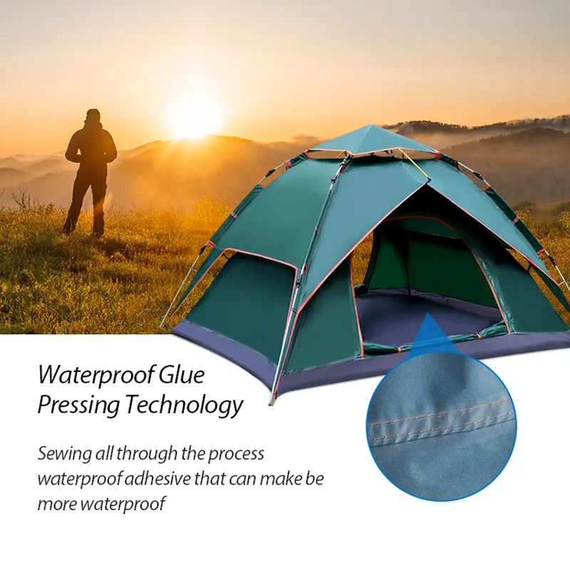 Wholesale Portable Hot Sale Ultralight 2 person hiking double layer winter outdoor camping tent