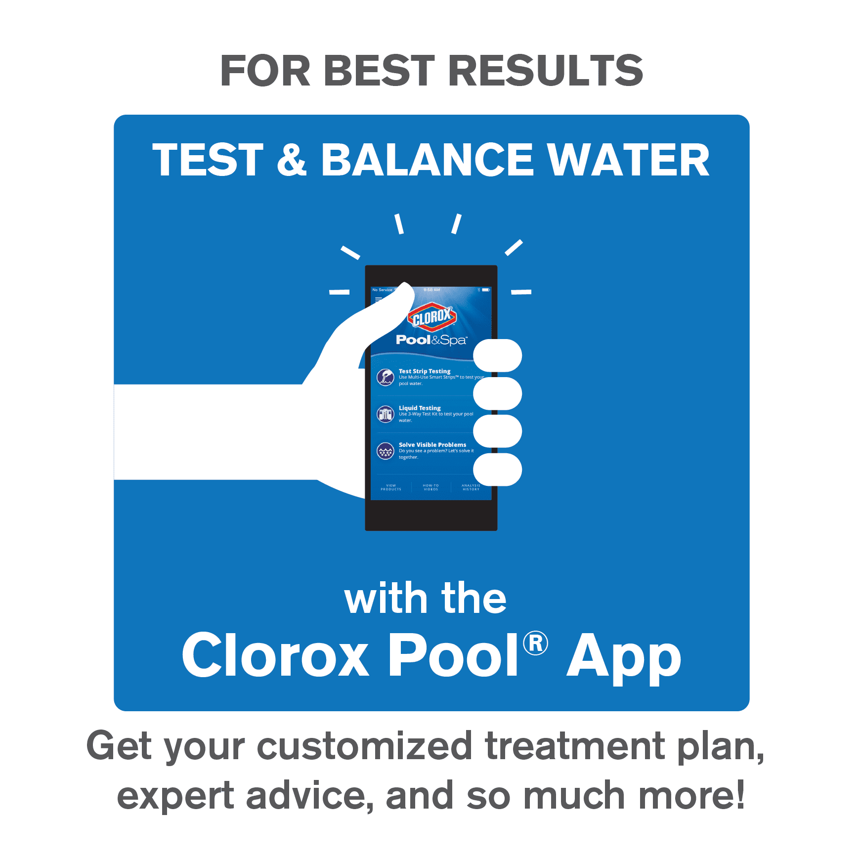 Clorox Pool&Spa XtraBlue 3" Long-Lasting Chlorinating Tablet, 8 oz (1 Tablet)