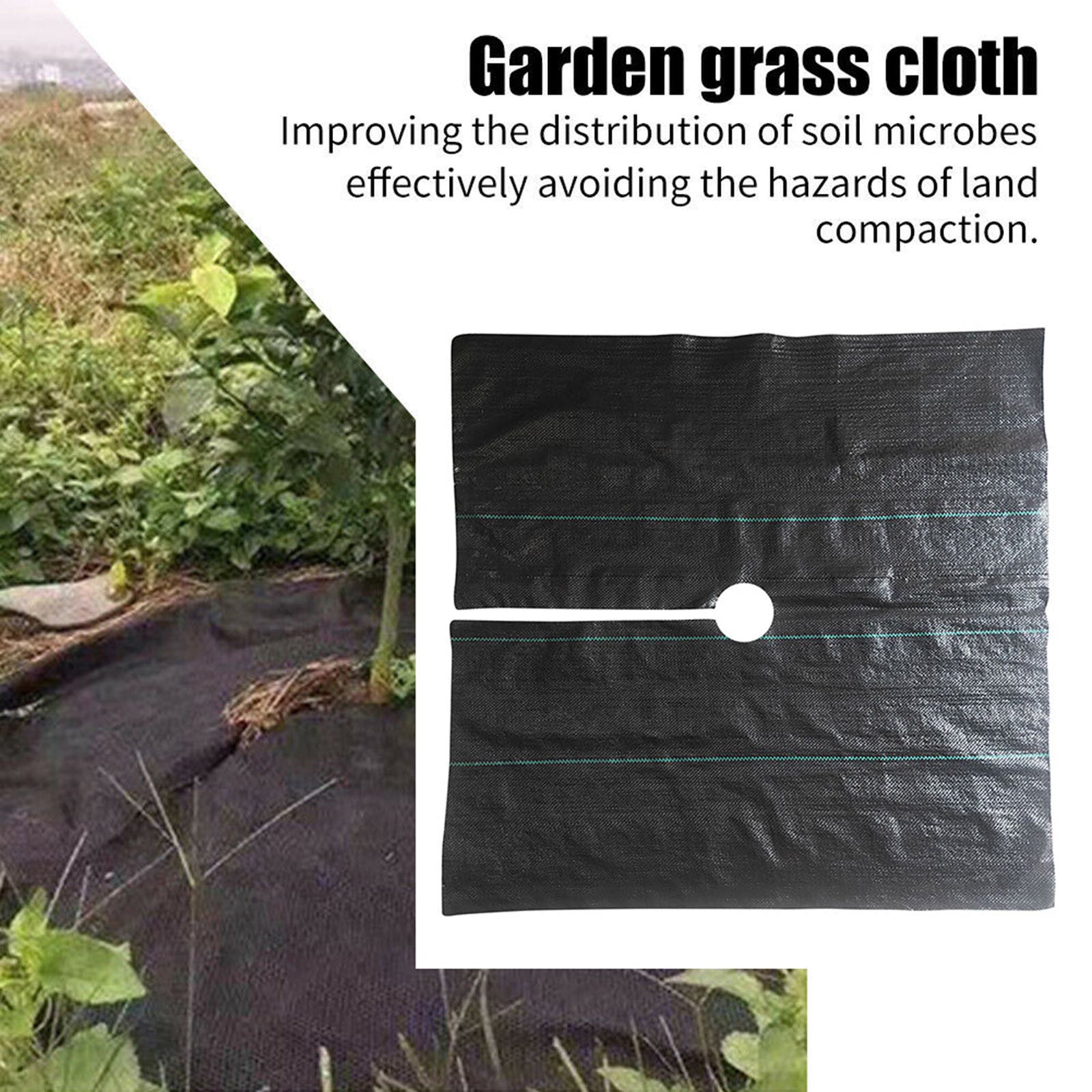 Baofu Weed Barrier Landscape Fabric Heavy Duty Ground Cloth -Driveway Cover Weed Mat for Home