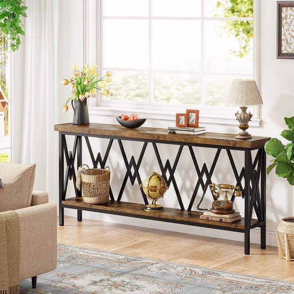 70.9 Inch Extra Long Narrow Console Table Sofa Table