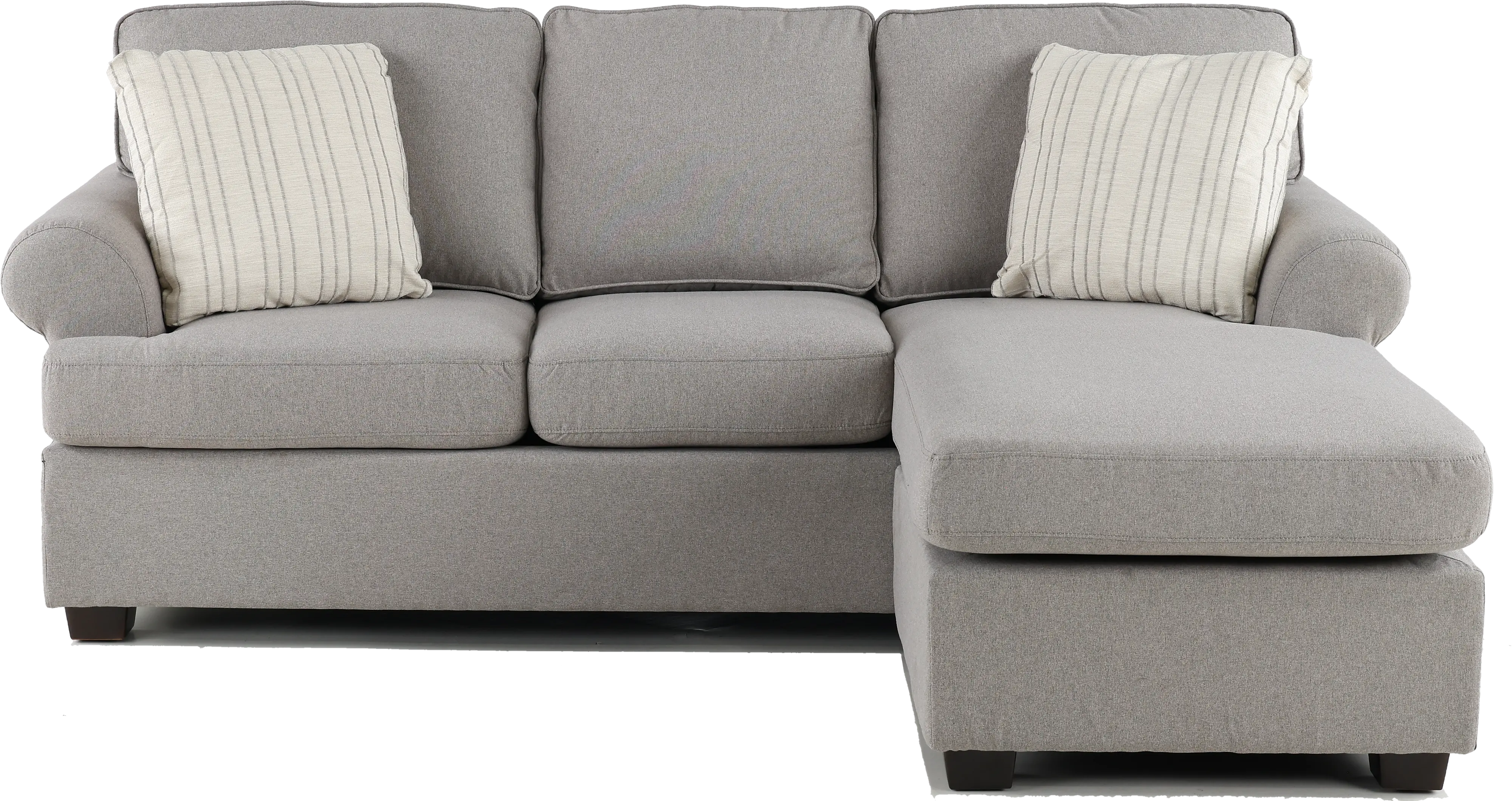 Tranquility Light Gray Queen Sofa Bed with Chaise