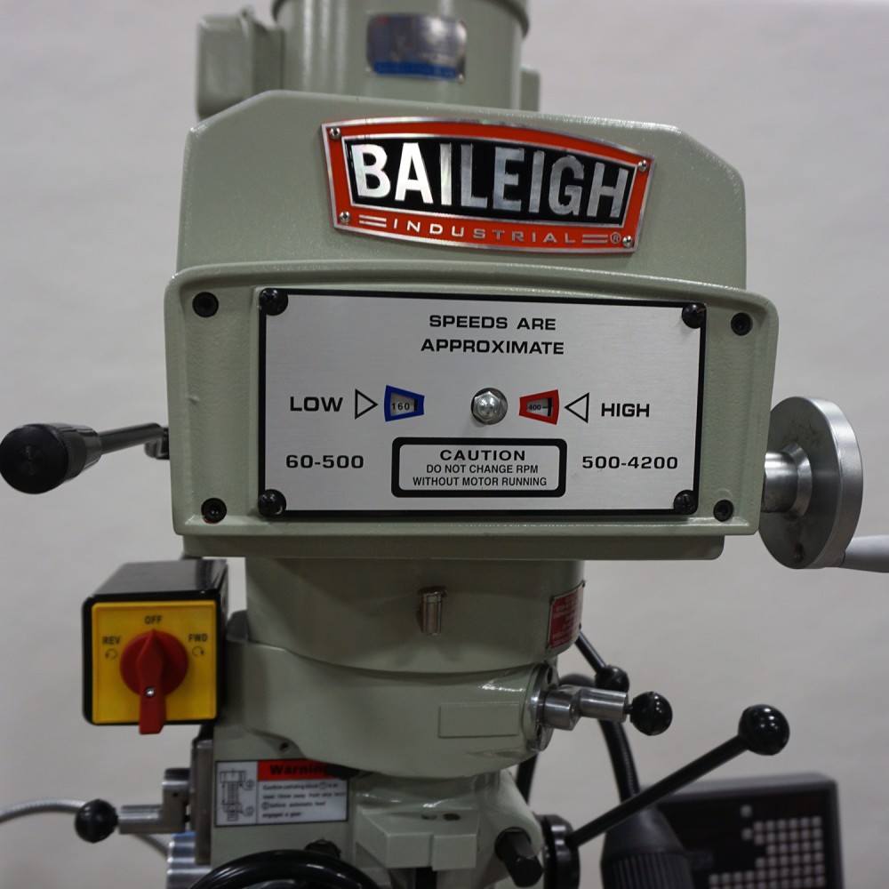 Baileigh VM-949E-VS Vertical Milling Machine Variable Speed ;