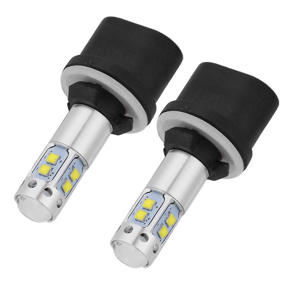 2pcs 880 899 6000k White 50w Led Headlight Bulbs Fog Light Daytime Running Light