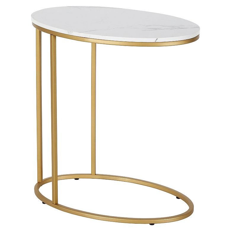 Finley and Sloane Enzo Oval End Table