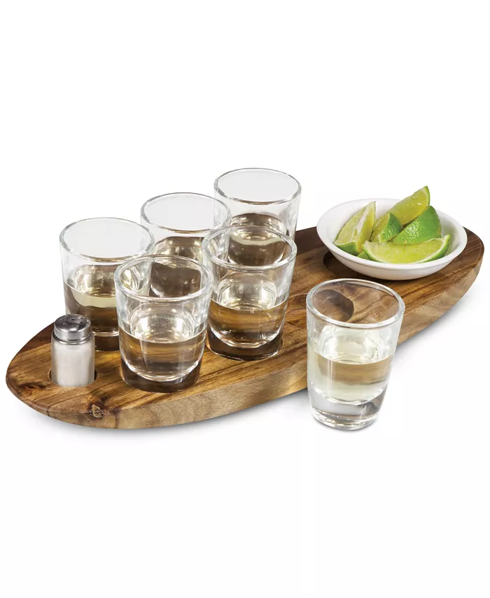 Picnic Time Legacyandreg; by Cantinero Shot Glass Serving Tray