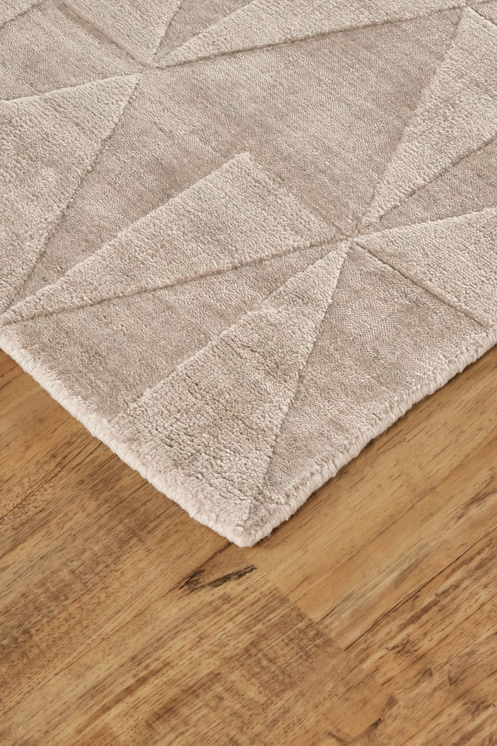 Savona Hand Woven Metallic Taupe Rug by BD Fine