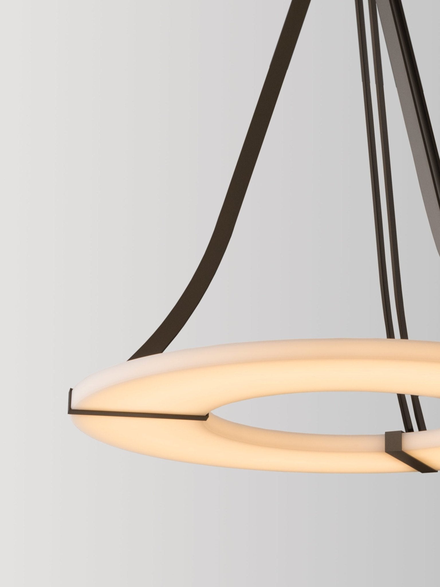 Alabaster Halo Pendant Light