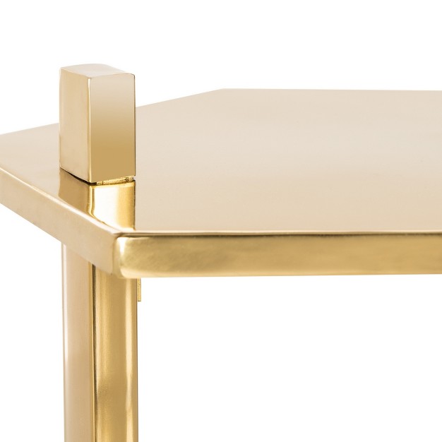 Aurea Hexagon C table Gold Safavieh