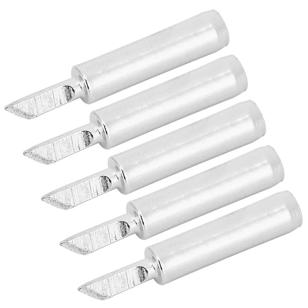 5pcs 900mand#8209;tand#8209;sk Copper Soldering Iron Tips Heads Replacement For Leadand#8209;free Welding