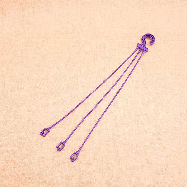 14.9 inch (38 cm) Plastic Hanger For Planters (Violet) (set of 6)