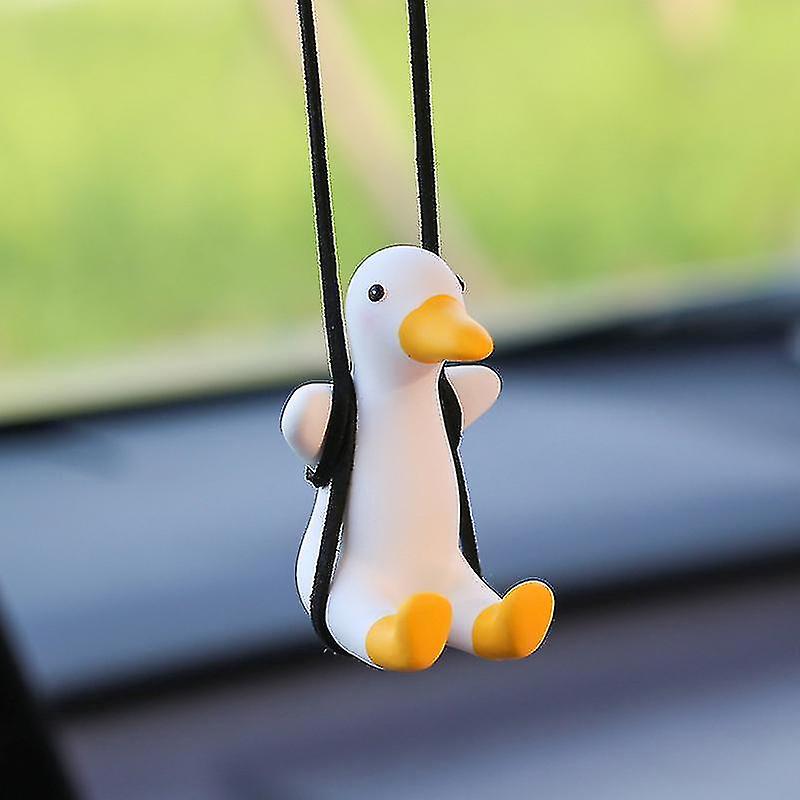 Cute Animal Car Pendant Swinging Autumn Car Rearview Mirror Charm Pendant Charm