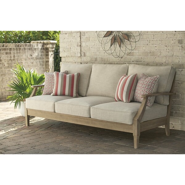 Signature Design by Ashley Clare View Beige 2Piece Outdoor Package