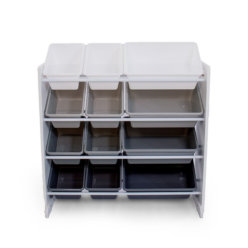 Humble Crew 12-Bin Organizer with Chalkboard Panel