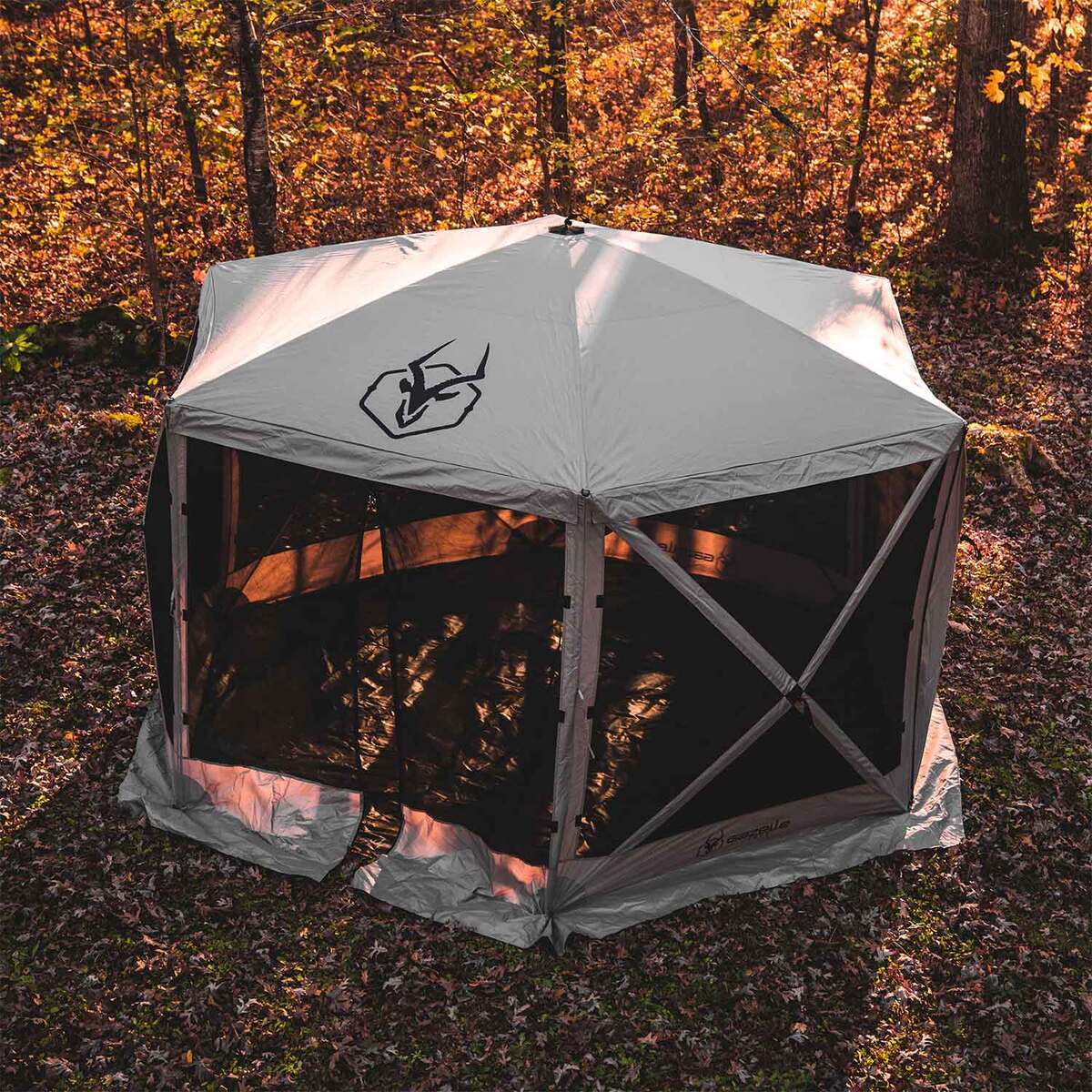 Gazelle G6 6sided Portable Gazebo  Desert Sand