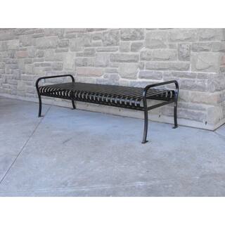 Paris 6 ft. Black Premier Backless Bench 460-076-0006