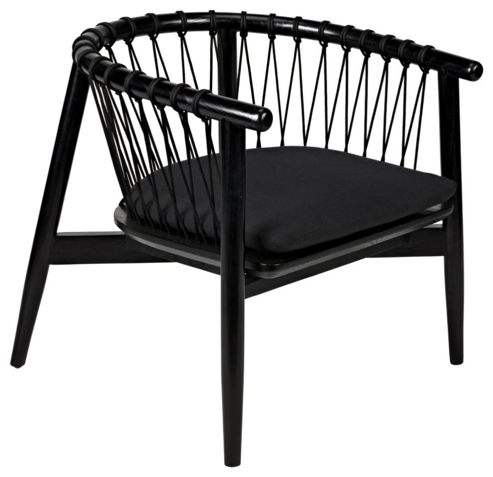 Abigail Chair  Charcoal Black   Modern   Armchairs And Accent Chairs   by Rustic Home Furniture Deco  Houzz