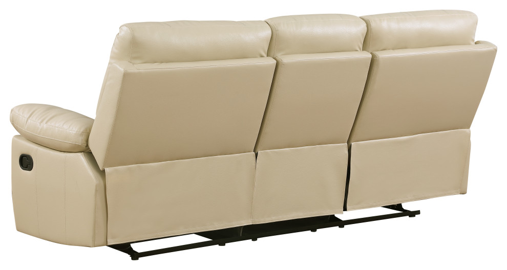 Anthony Leather Air Match Sofa Set   Contemporary   Living Room Furniture Sets   by Luxuriant Furniture  Houzz