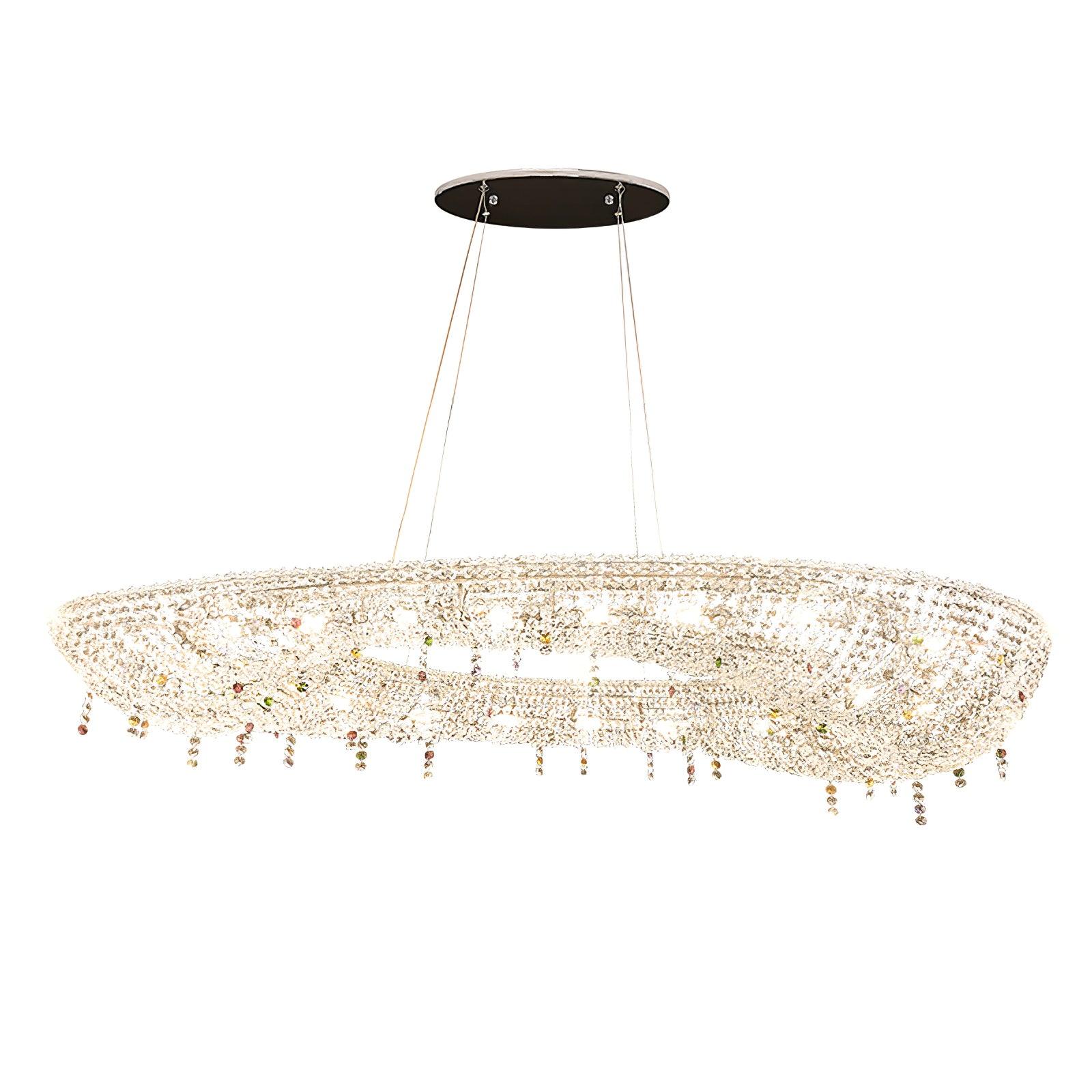 Modern Round Crystal Chandelier