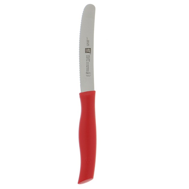 Zwilling Twin Grip 4 5 inch Serrated Utility Knife