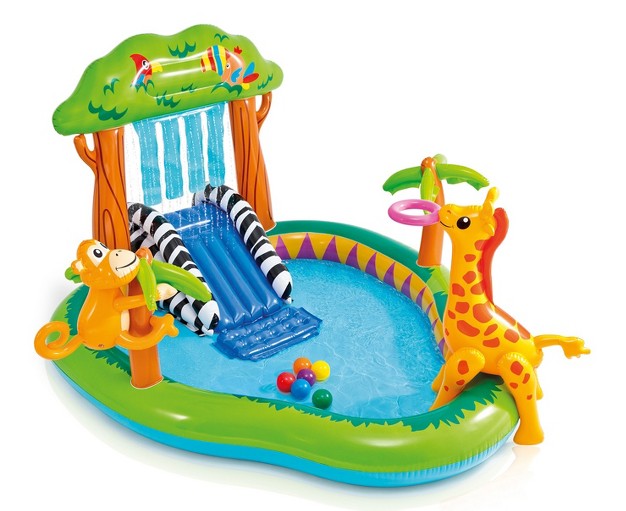 Intex Jungle Play Center Inflatable Pool With Sprayer